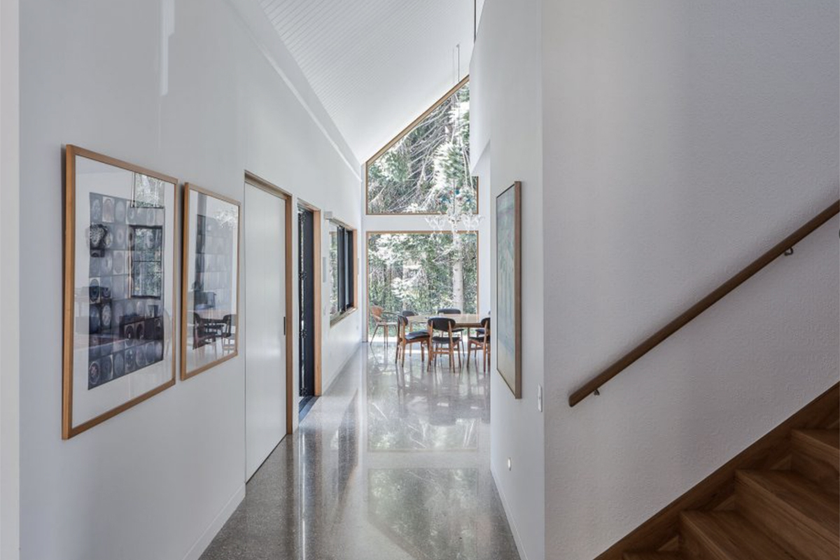 A Polished Concrete Hallway in Ballina