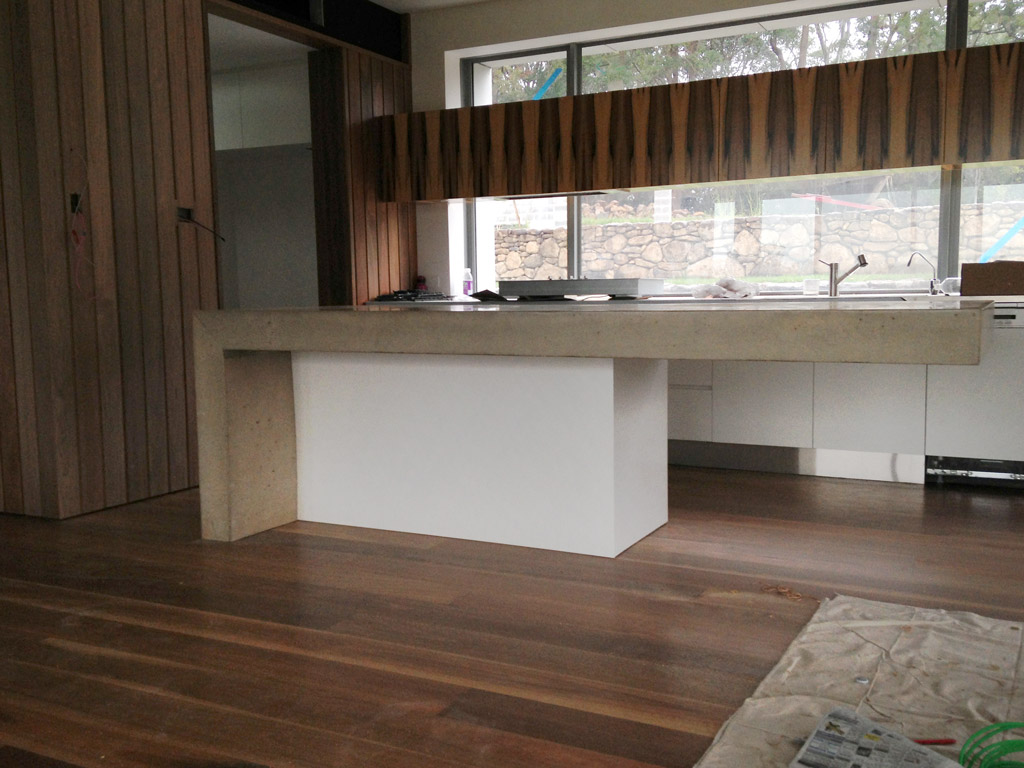 Polished Concrete Benchtop Northern Rivers